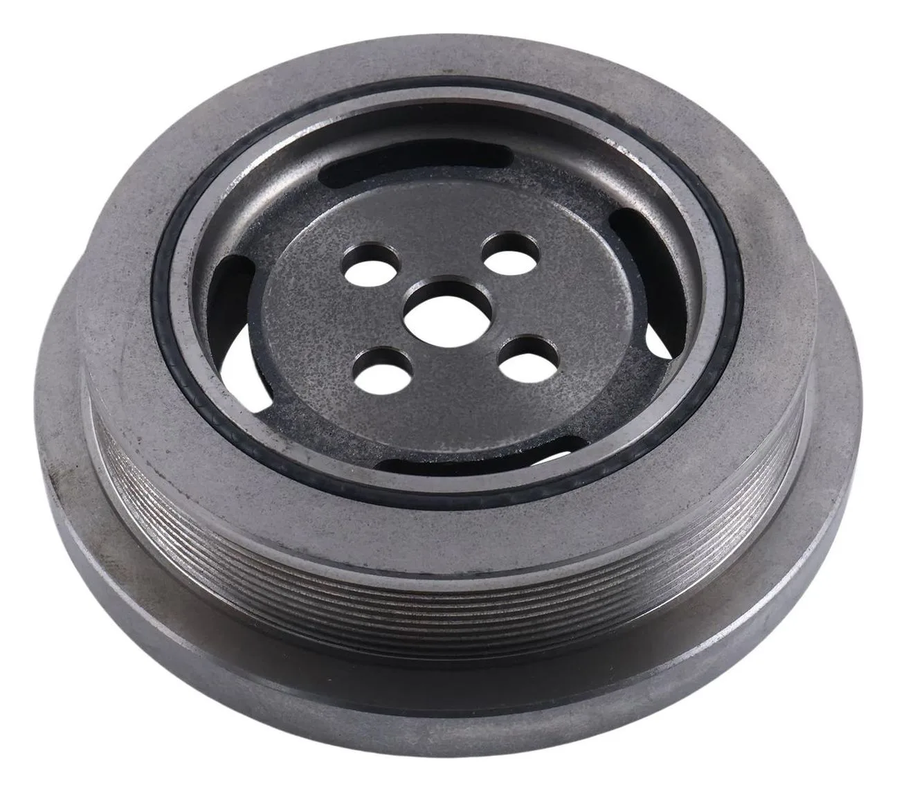 Damper Cummins 6CT 8.3 con anillo de caucho y canales poly-V