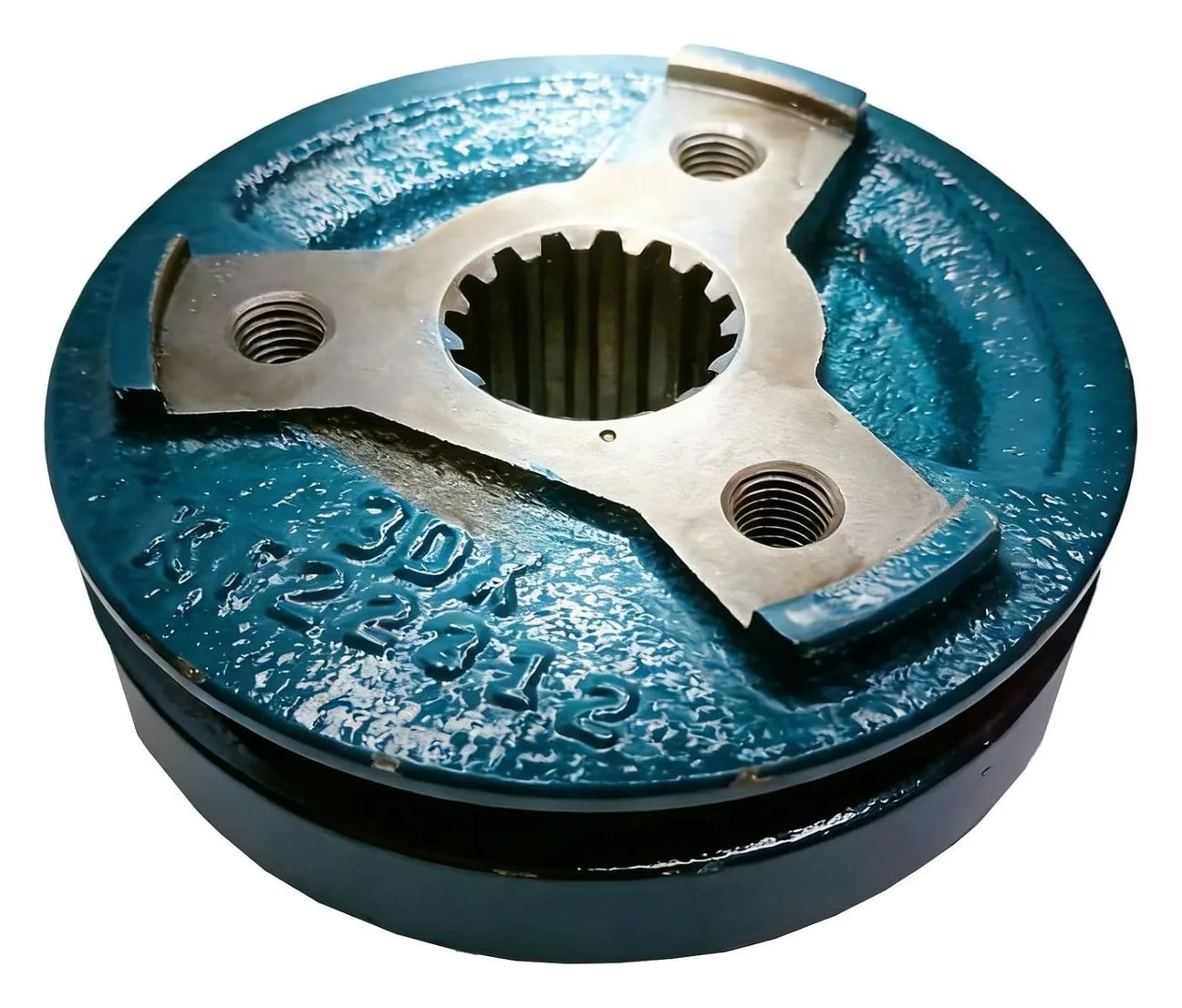 Polea de cigüeñal Kubota D1105 de fundición con cubo estriado